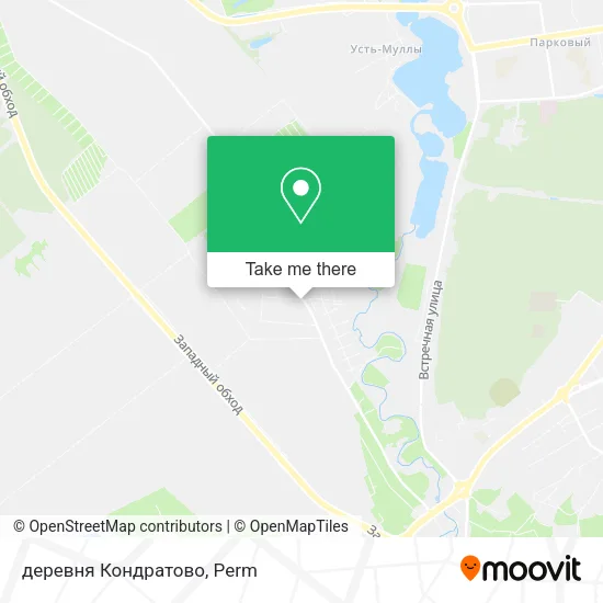 деревня Кондратово map