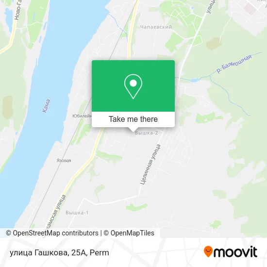улица Гашкова, 25А map