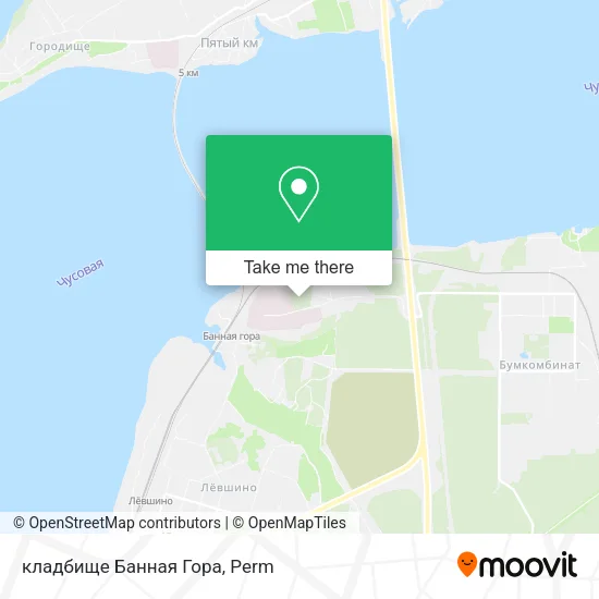 кладбище Банная Гора map