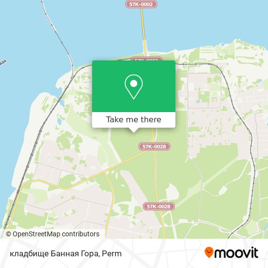 кладбище Банная Гора map