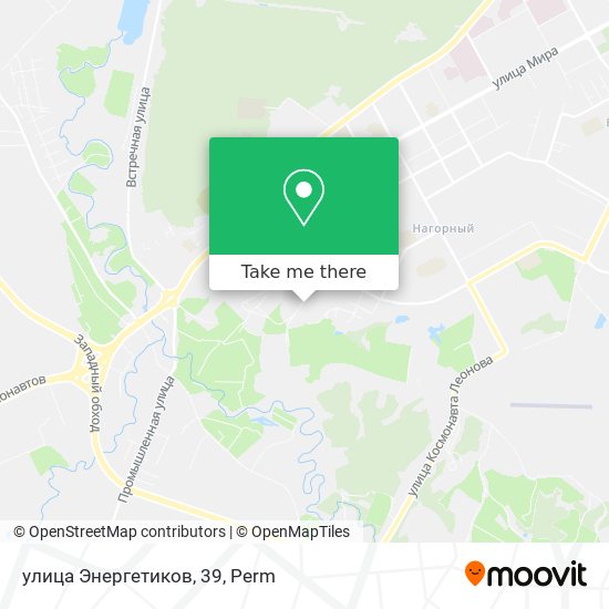 улица Энергетиков, 39 map