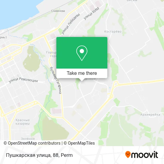 Пушкарская улица, 88 map
