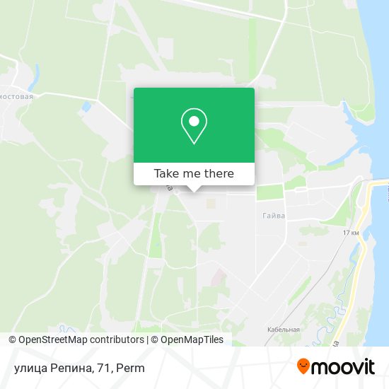улица Репина, 71 map