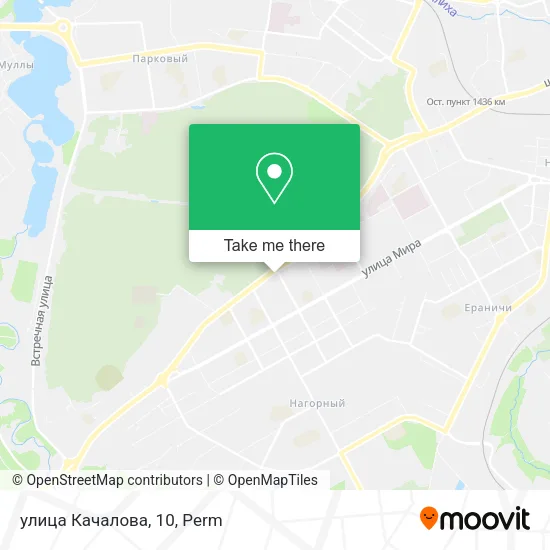 улица Качалова, 10 map