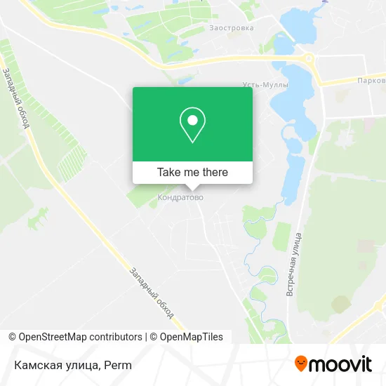 Камская улица map