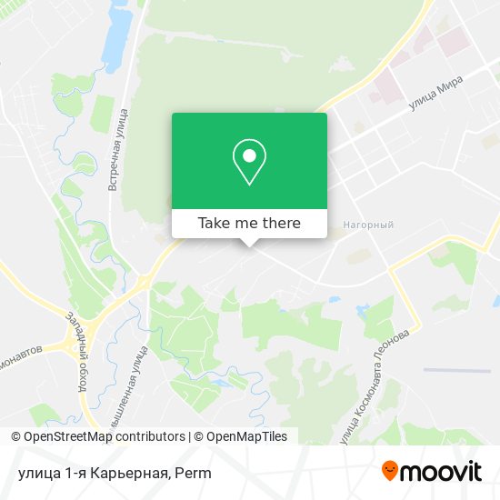 улица 1-я Карьерная map