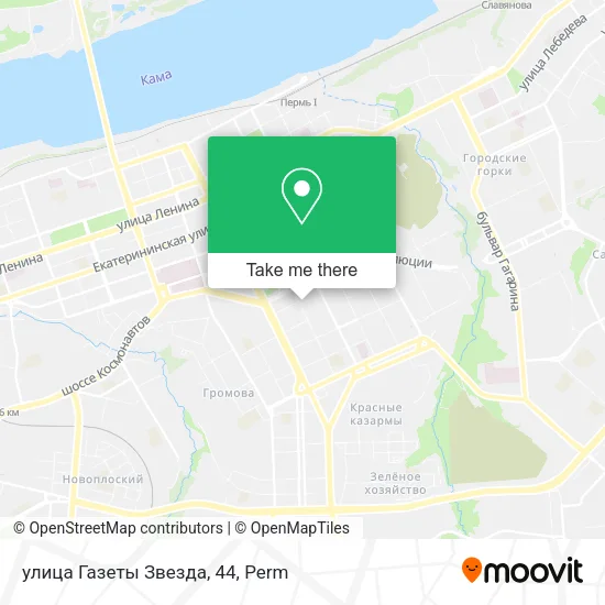 улица Газеты Звезда, 44 map