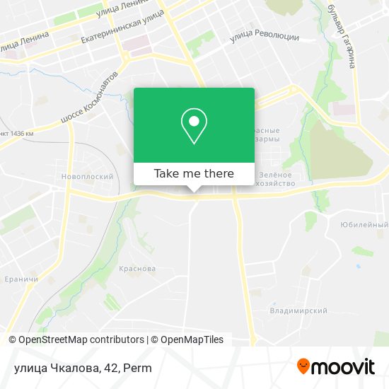 улица Чкалова, 42 map