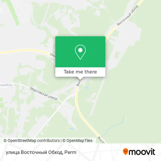 улица Восточный Обход map