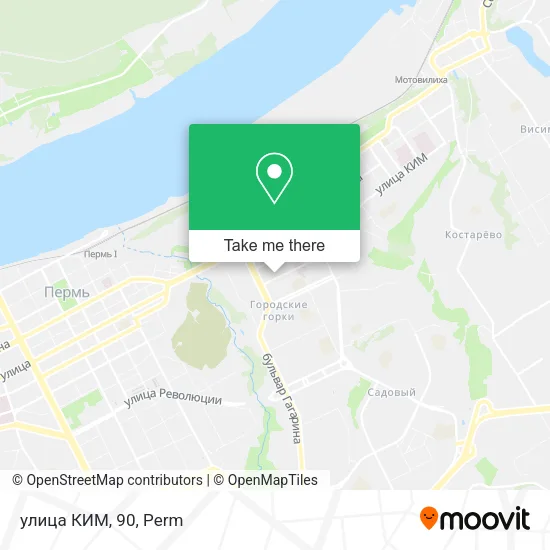 улица КИМ, 90 map