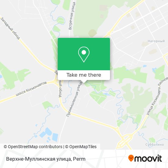 Верхне-Муллинская улица map