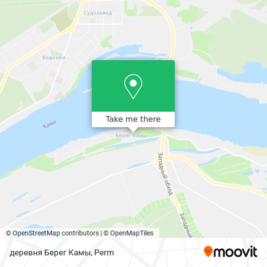 деревня Берег Камы map