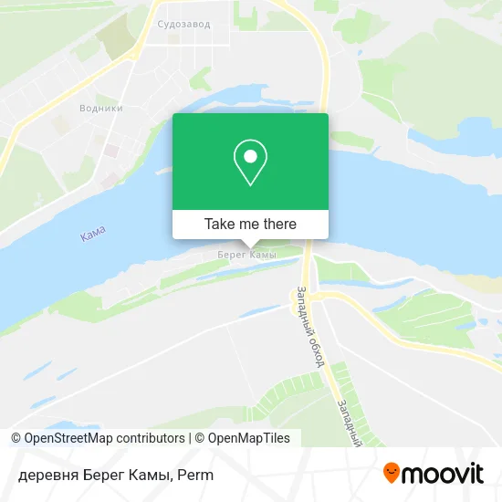 деревня Берег Камы map