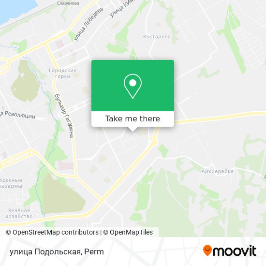 улица Подольская map