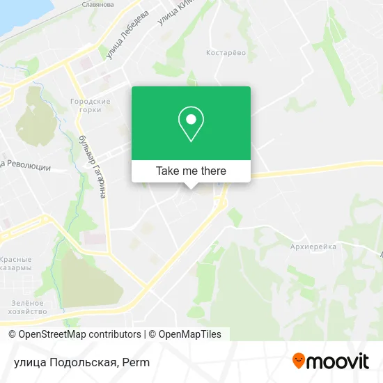 улица Подольская map