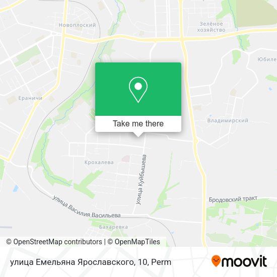 улица Емельяна Ярославского, 10 map
