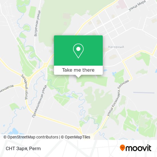 СНТ Заря map