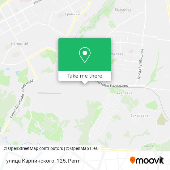 улица Карпинского, 125 map
