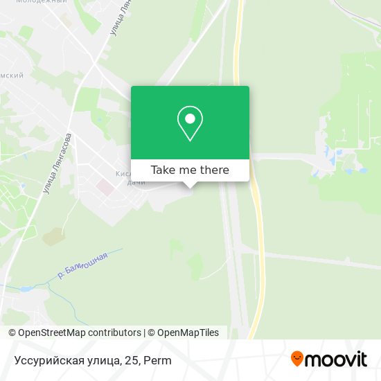 Уссурийская улица, 25 map