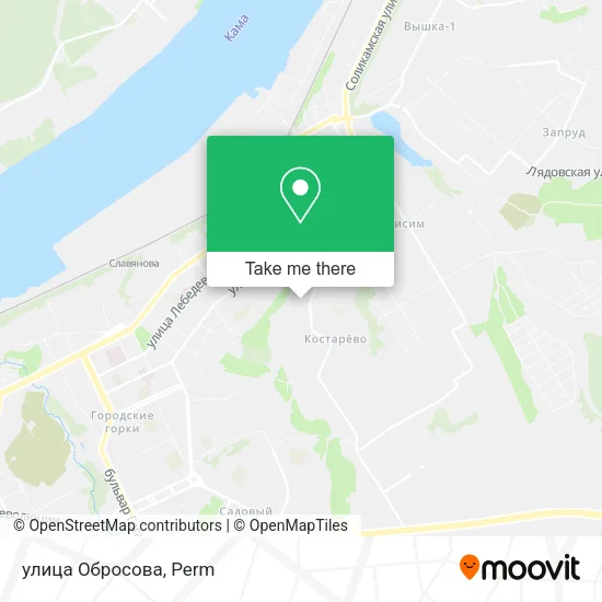 улица Обросова map