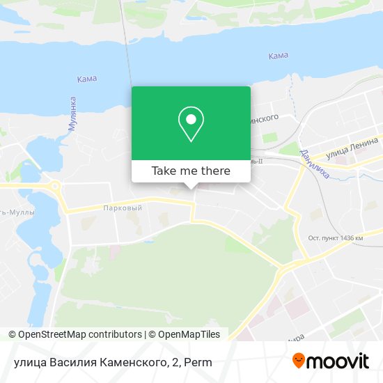 улица Василия Каменского, 2 map