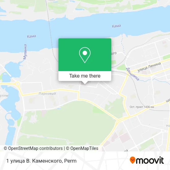 1 улица В. Каменского map