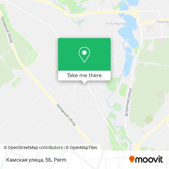 Камская улица, 5Б map