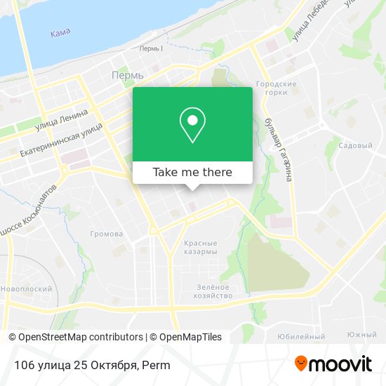 106 улица 25 Октября map