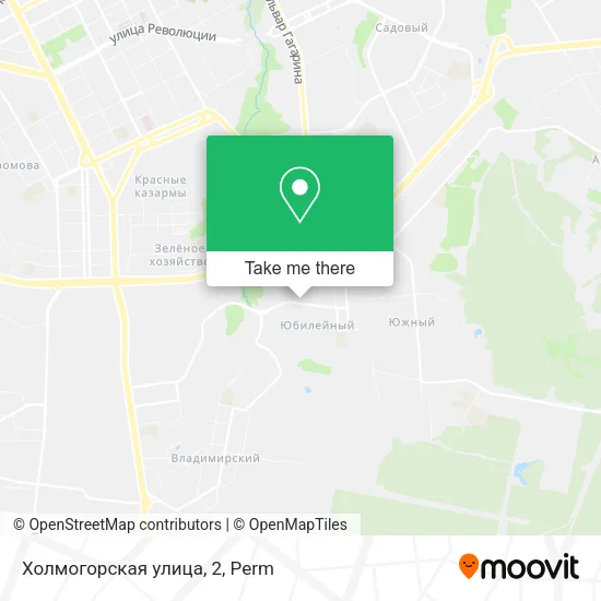 Холмогорская улица, 2 map