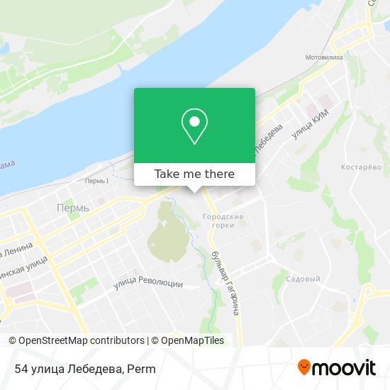 54 улица Лебедева map