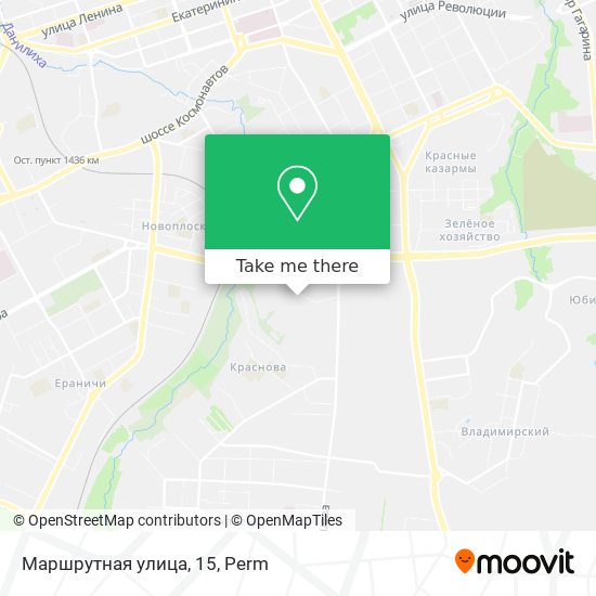 Маршрутная улица, 15 map