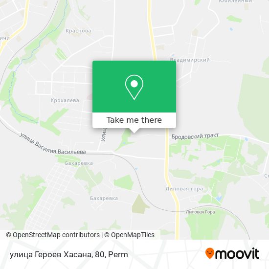 улица Героев Хасана, 80 map