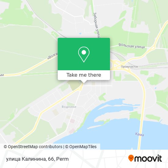улица Калинина, 66 map