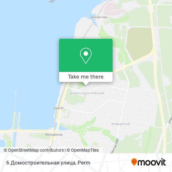 6 Домостроительная улица map