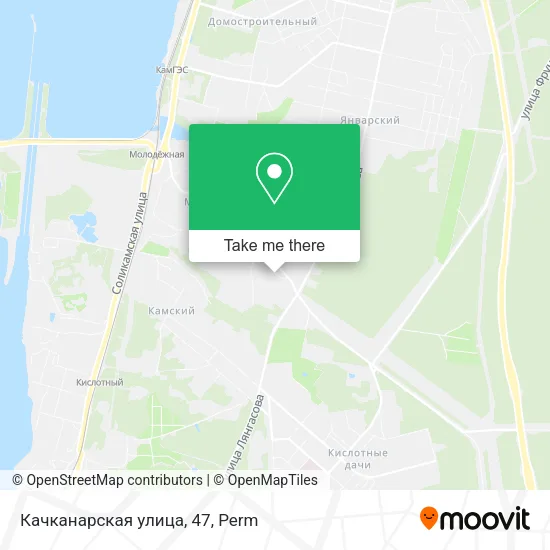 Качканарская улица, 47 map