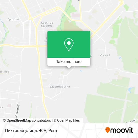 Пихтовая улица, 40А map