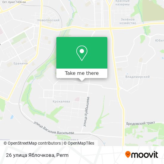 26 улица Яблочкова map