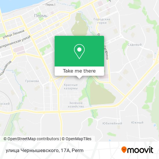 улица Чернышевского, 17А map