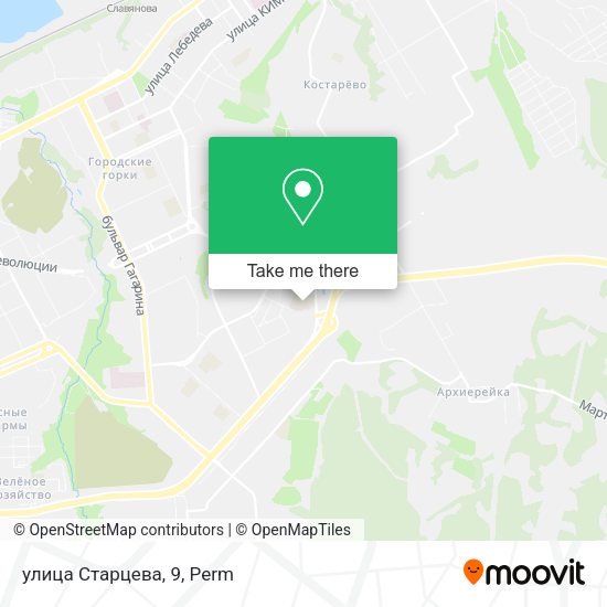 улица Старцева, 9 map