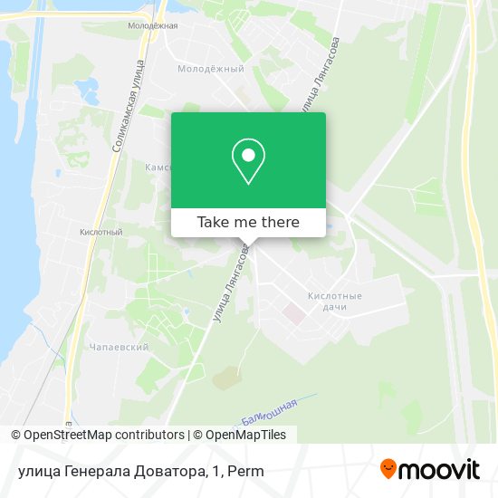 улица Генерала Доватора, 1 map
