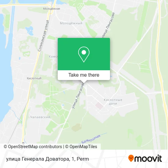 улица Генерала Доватора, 1 map