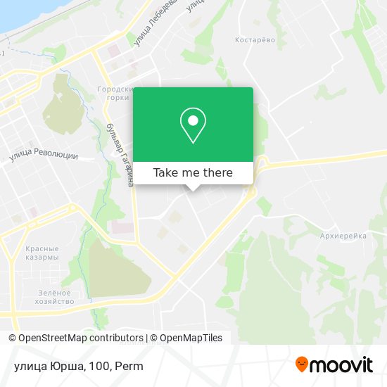 улица Юрша, 100 map