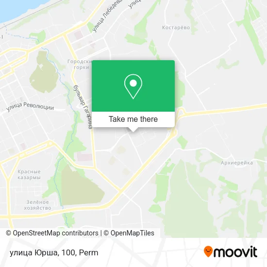 улица Юрша, 100 map