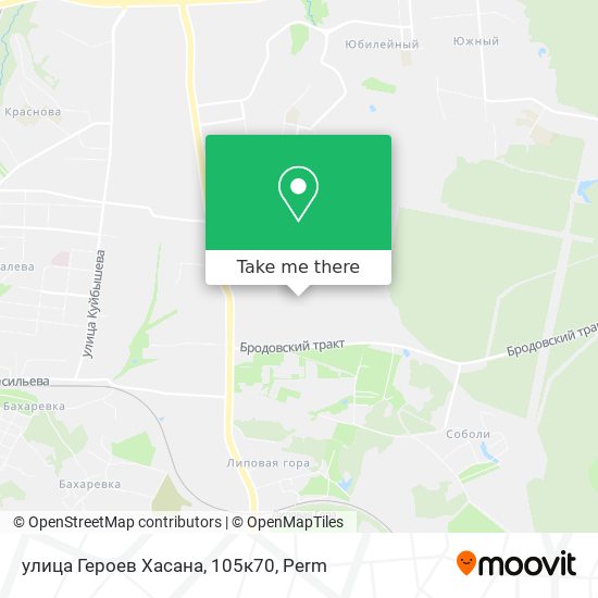 улица Героев Хасана, 105к70 map