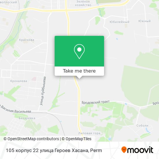 105 корпус 22 улица Героев Хасана map