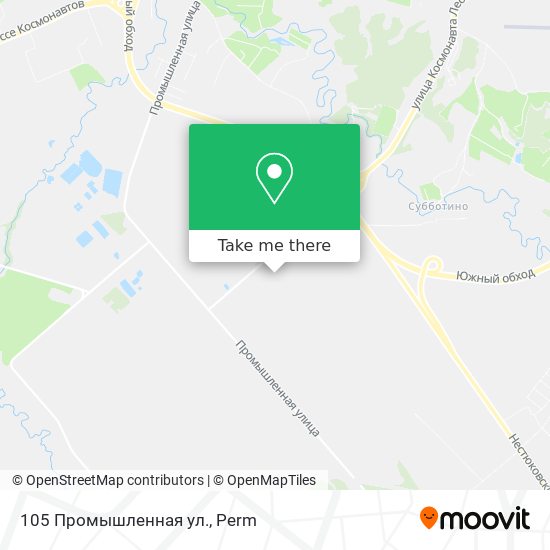 105 Промышленная ул. map