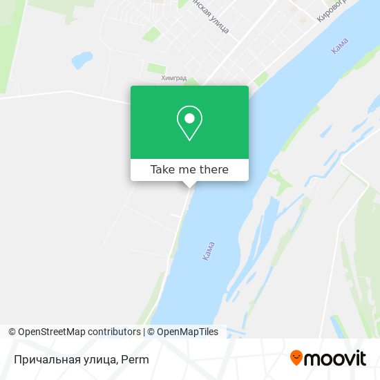 Причальная улица map