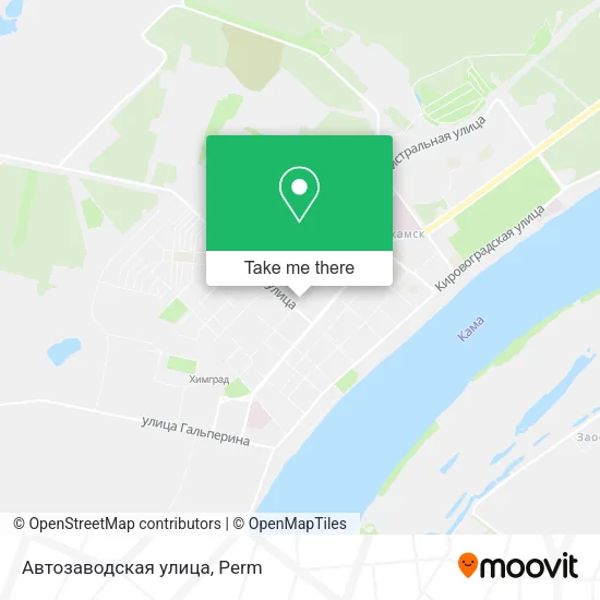 Автозаводская улица map