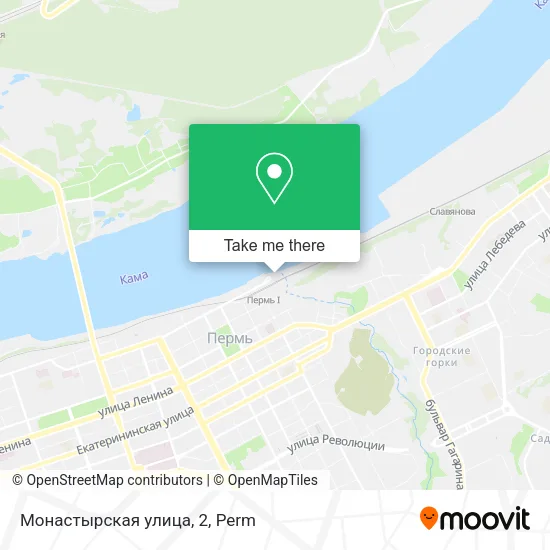 Монастырская улица, 2 map