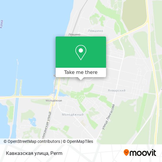 Кавказская улица map